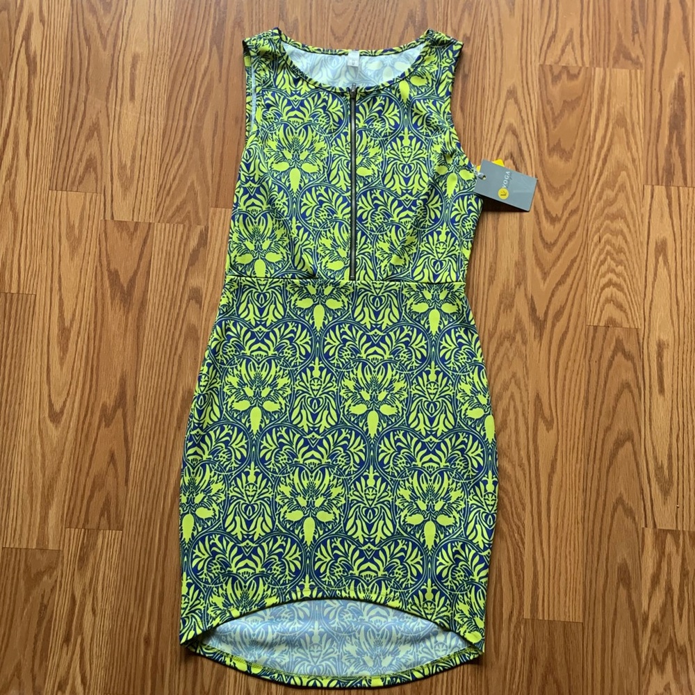 Blue with Yellow New Dress